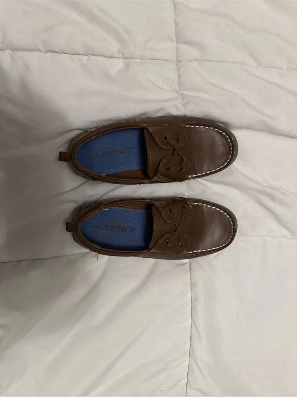 Carter's Brown Moccasin-Style Slip-Ons for Kids NWOT